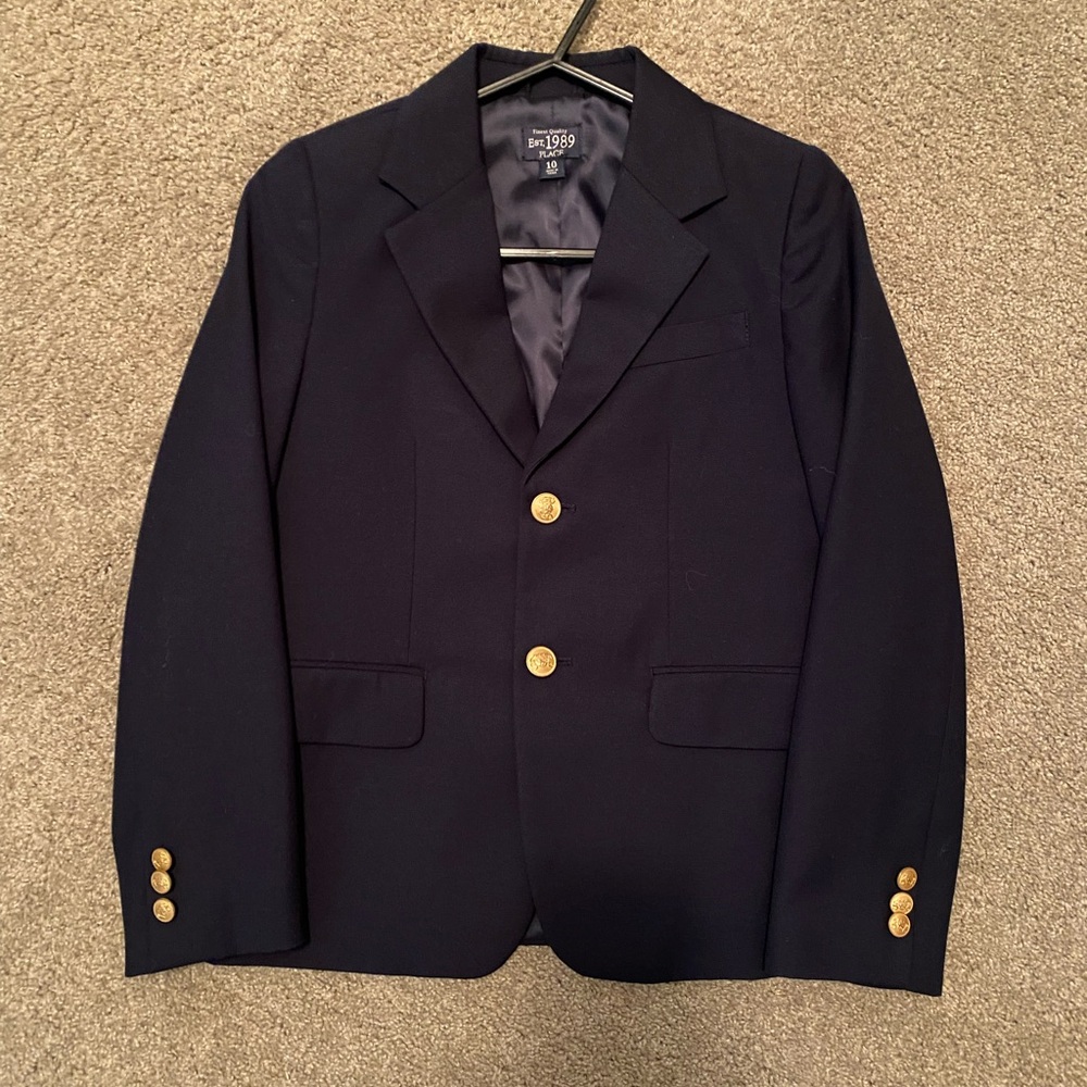 Kids Navy Blazer 10
